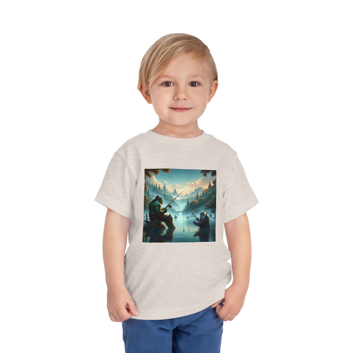 T-shirt | Peuter T-shirt | Korte mouw | Heldensage | Interraciale Vriendschap