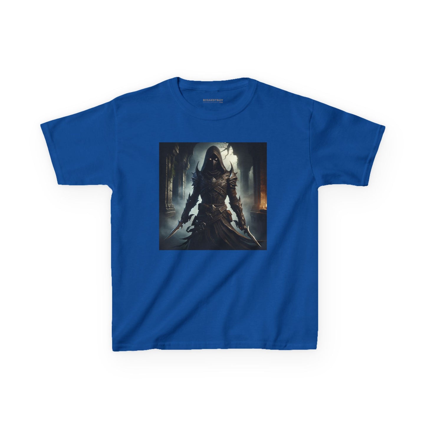 เสื้อยืด | เสื้อยืดเด็ก | ผ้าฝ้ายเนื้อหนา | จอมนักฆ่าเงามืด | นักล่าวิญญาณ