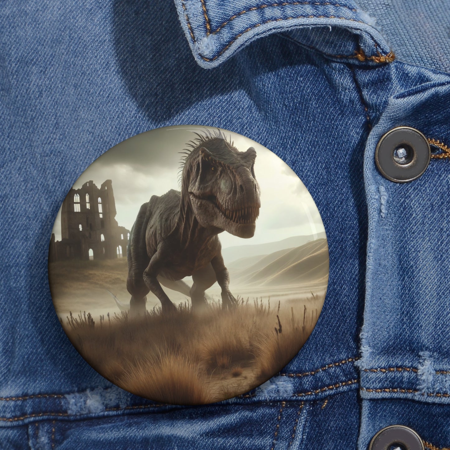 Spilla | Spilla da balia | Con spilla sul retro | Paleofinzione | Dinosauri Preistorici | T-Rex