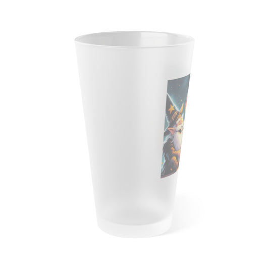 Glass | Halvliterglass | Frostet | Høy Fantasi | Drakemagi | Trollmann
