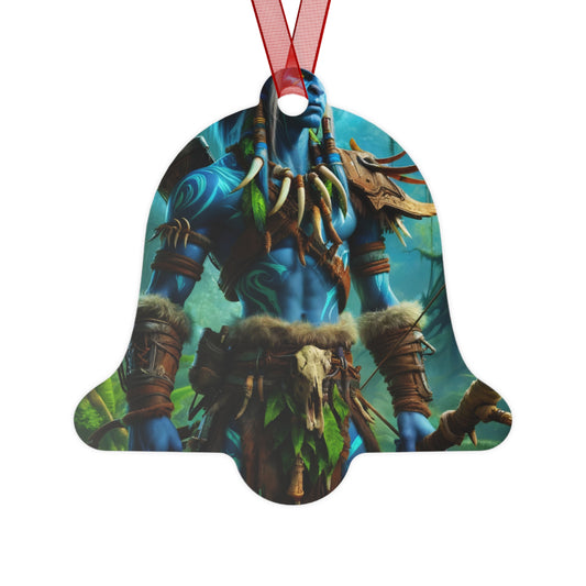 Ornament | Metal | Tribal Fantasy | Wood Elf Warrior