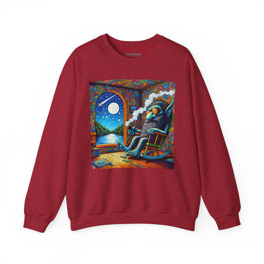 Genser | Unisex | Rund hals | Kraftig blanding | Psykedelisk kunst | Kosmisk drøm
