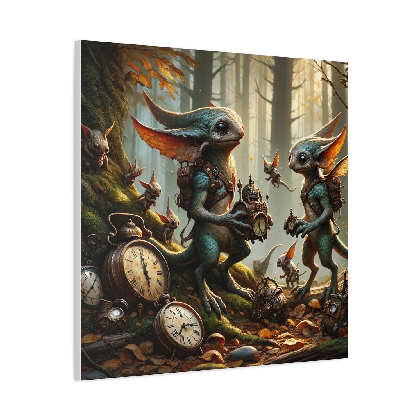 Canvas | Mat | Steampunk Feeën | Boswachters