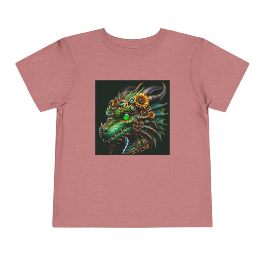 T-Shirt | Toddler Tee | Short Sleeve | Steampunk Fantasy | Dragon Head
