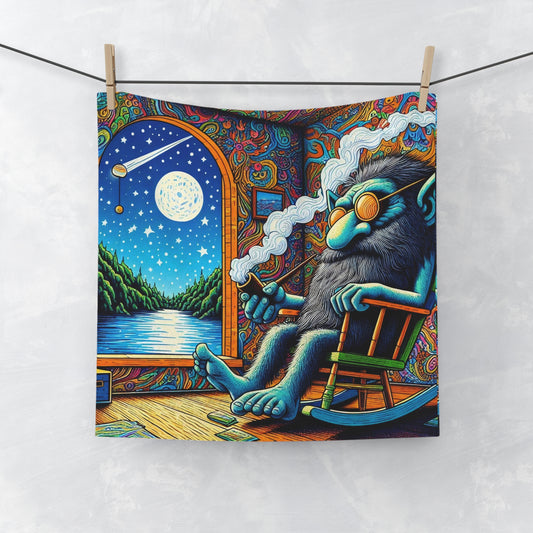Håndkle | Ansiktshåndkle | Psykedelisk kunst | Kosmisk drøm