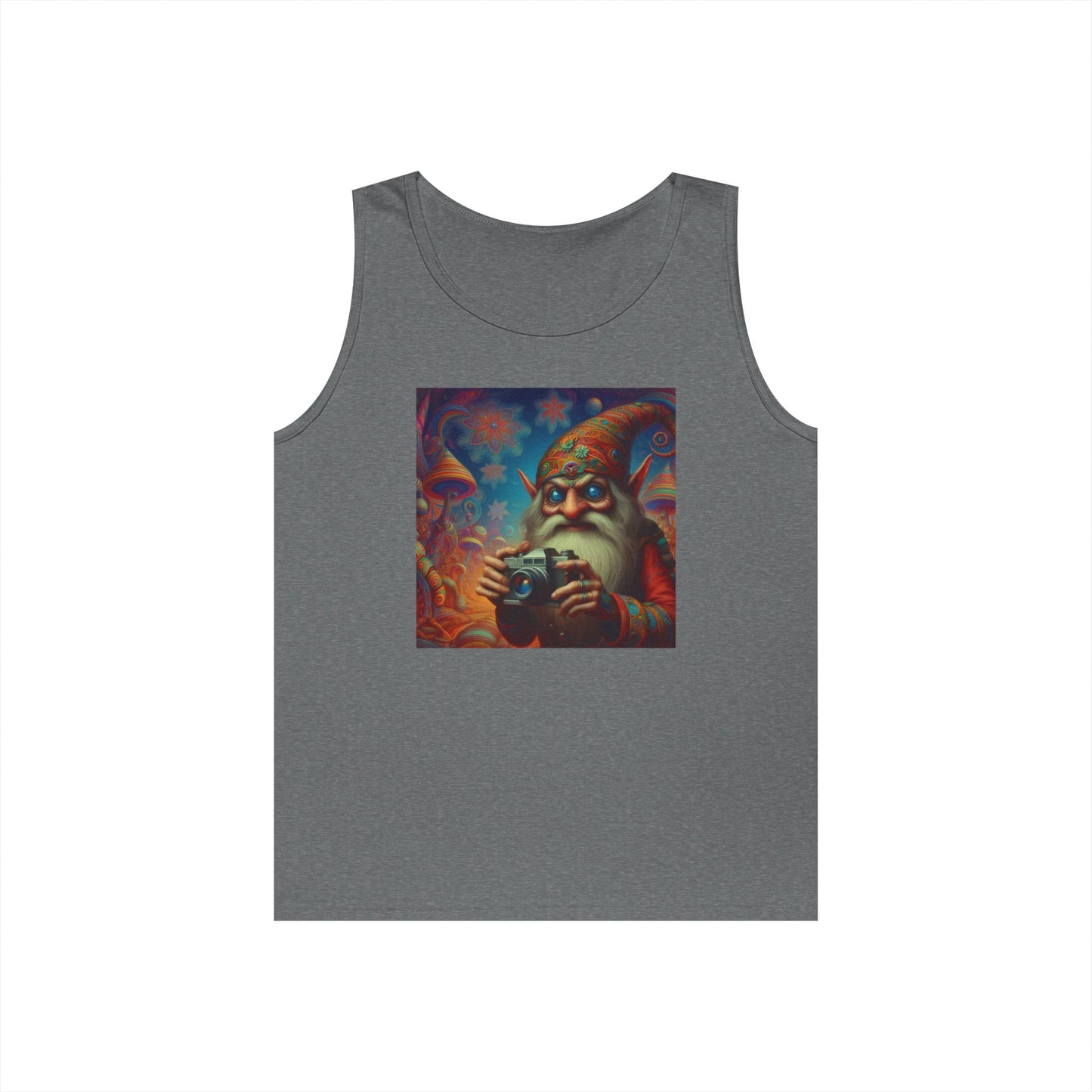 Tanktopp | Unisex | Kraftig bomull | Fantasy | Psykedelisk | Domovoi