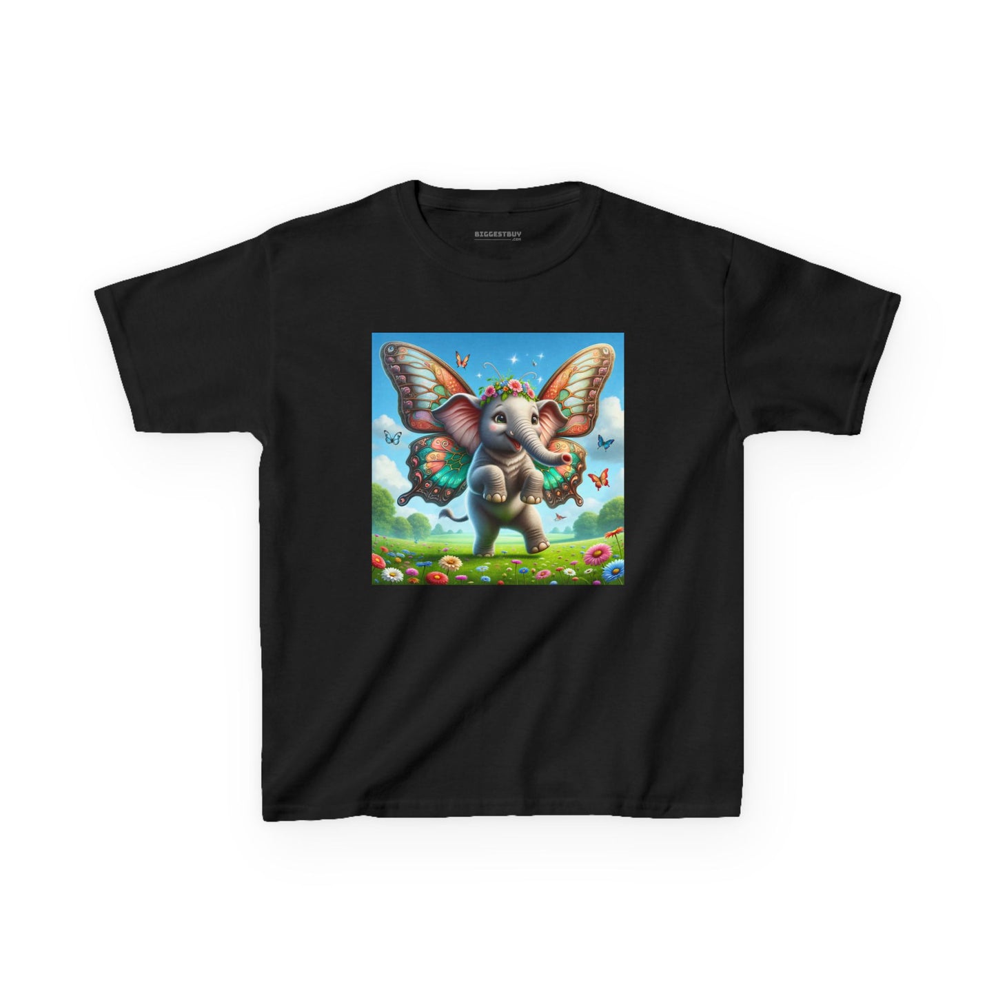 T-Shirt | Koszulka dziecięca | Ciężka bawełna | Baśniowa fauna | Airavata | Słonik