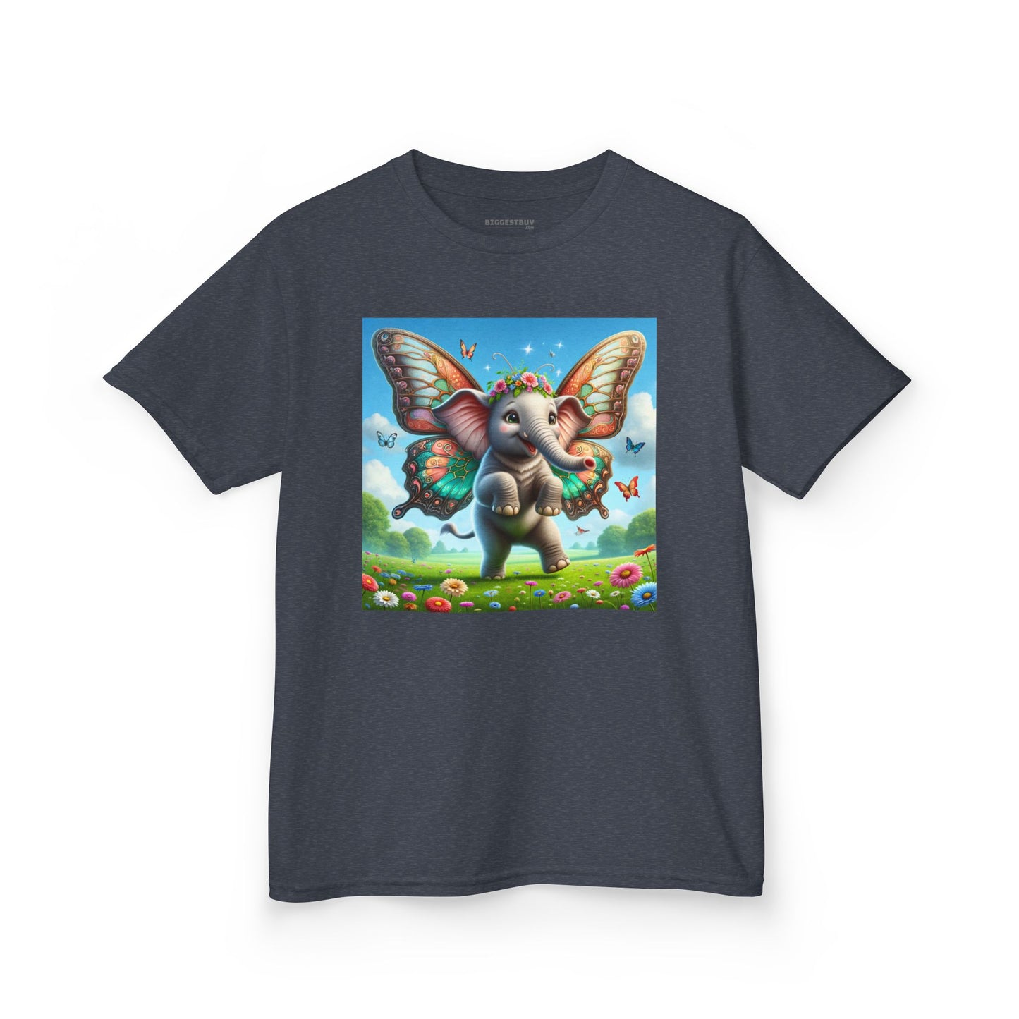 T-Shirt | Koszulka dziecięca | Ciężka bawełna | Baśniowa fauna | Airavata | Słonik