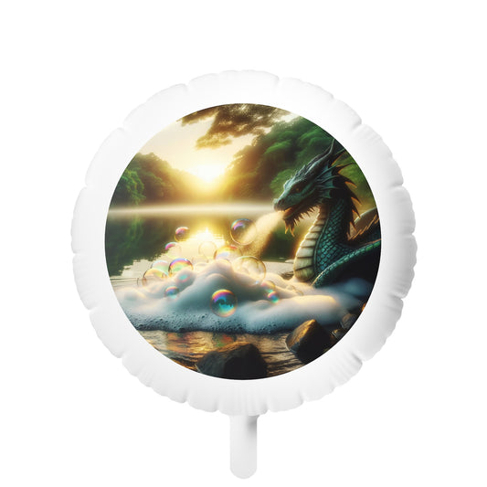 Ballong | Helium | Mylar | Dragemagi | Fantasilandskap | Innsjø