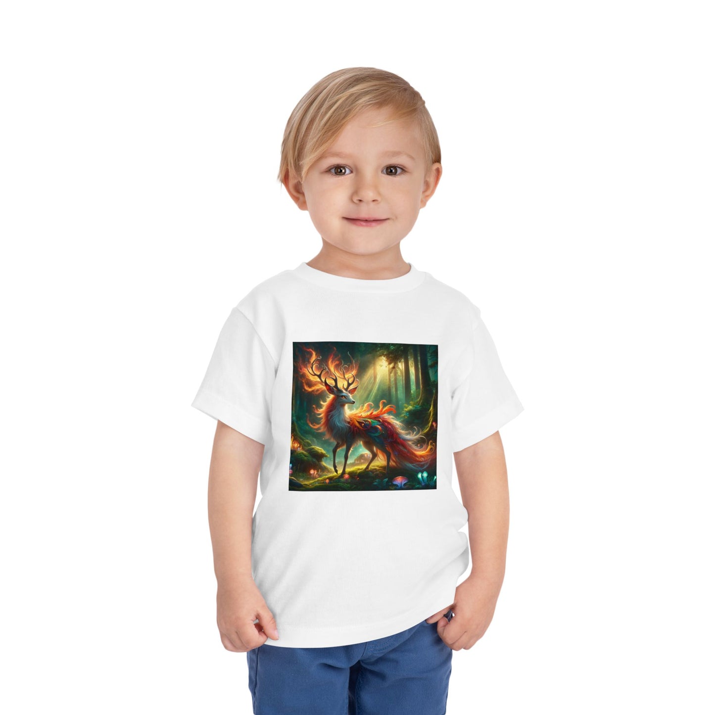 T-Shirt | Toddler Tee | Short Sleeve | Mystical Kirin | Forest Spirit Deer