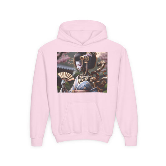Sweatshirt | Jugend | Kapuzenpullover | Schwere Mischung | Steampunk | Cyberpunk | Geisha