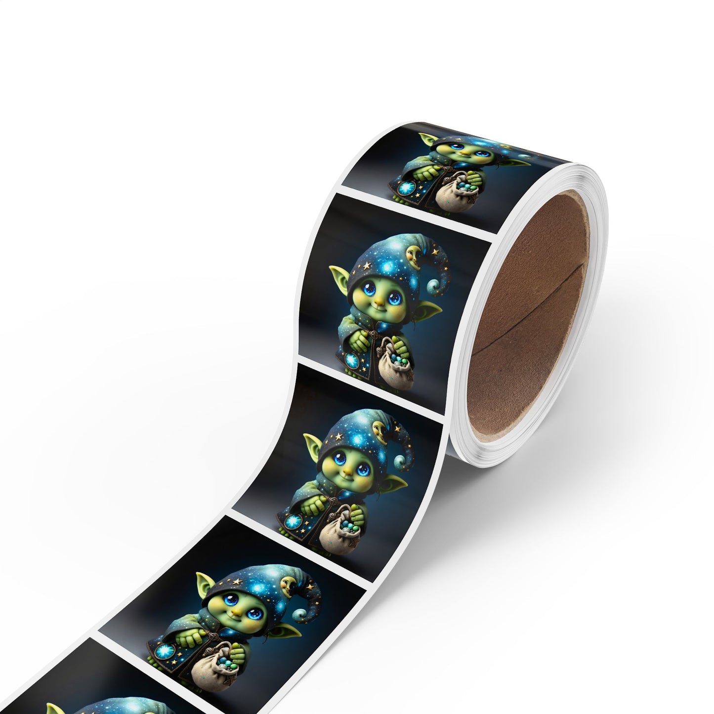 Klisteretikettrulle | Fyrkantig | Fantasy | Celestial Magi | Brownie