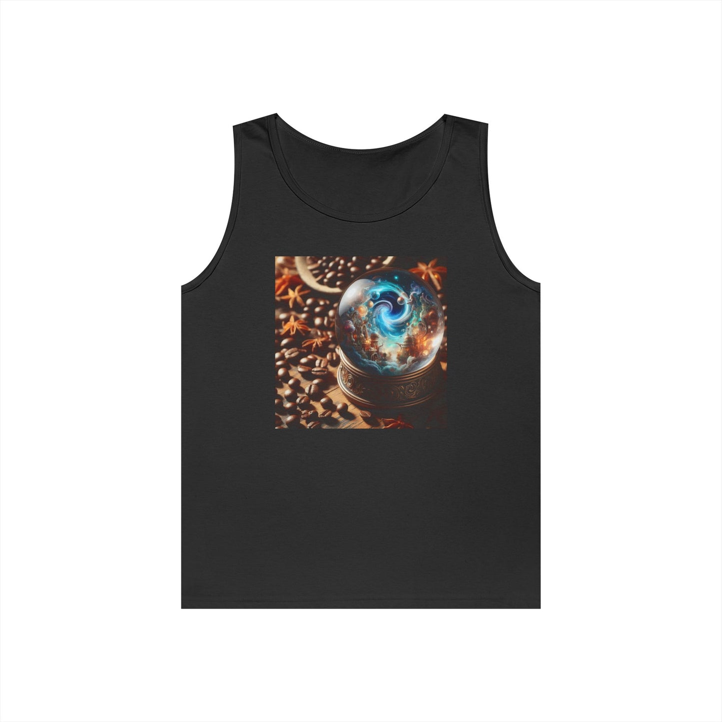 Tanktop | Unisex | Schwere Baumwolle | Kosmische Mythologie | Schneekugel