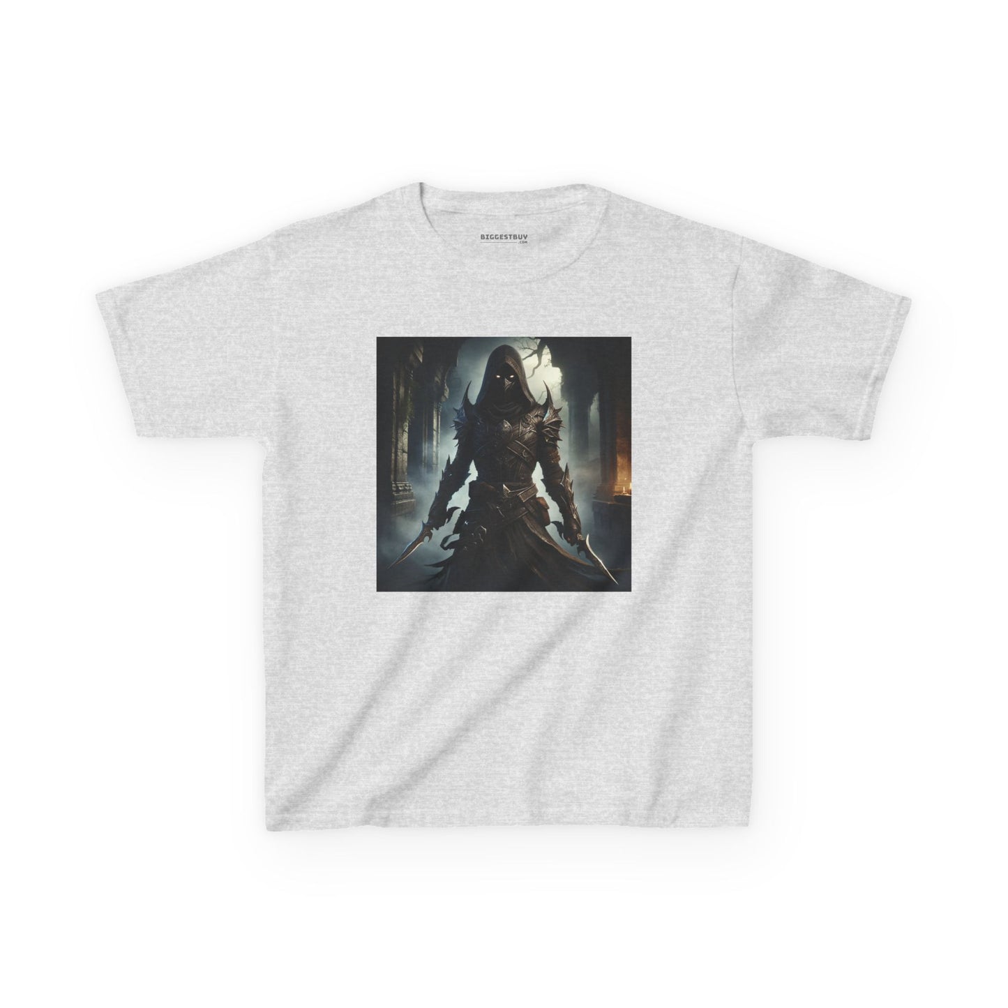 เสื้อยืด | เสื้อยืดเด็ก | ผ้าฝ้ายเนื้อหนา | จอมนักฆ่าเงามืด | นักล่าวิญญาณ