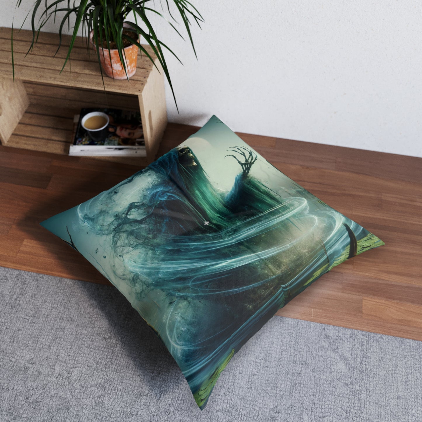 Pute | Gulvpute | Tuftet | Firkantet | Mørk Fantasi | Gjenferd | Spøkelse