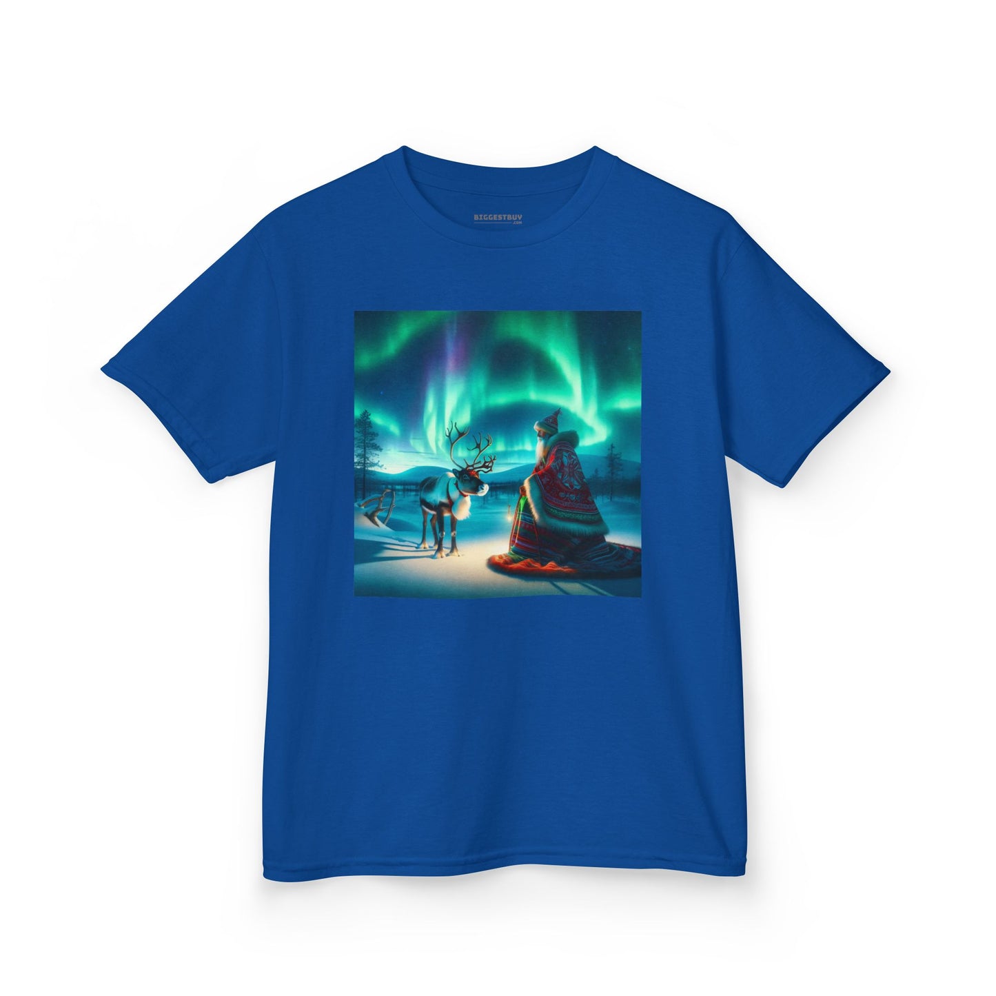 Camiseta | Camiseta Infantil | Algodão Pesado | Misticismo Nórdico | Xamã Sami