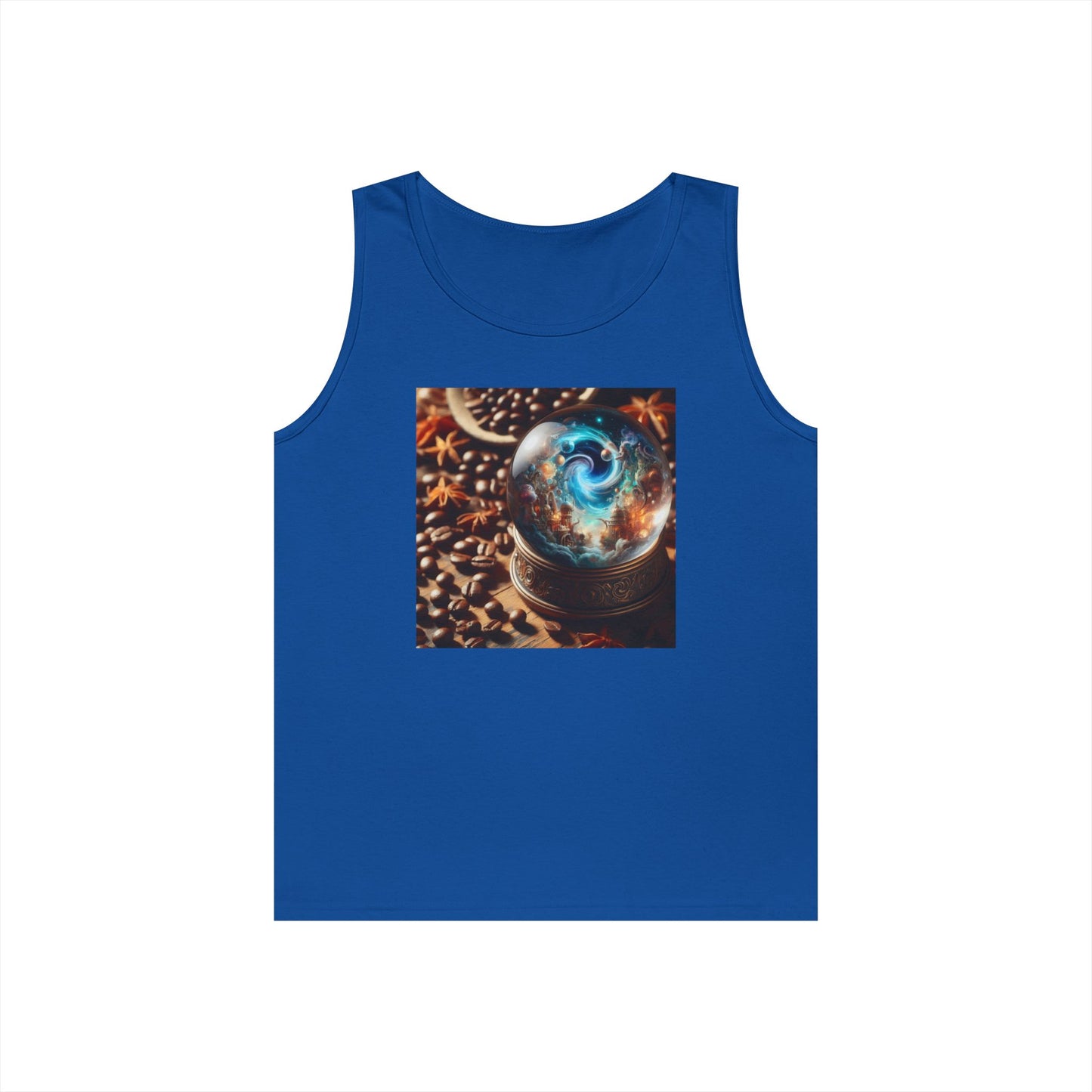 Tanktop | Unisex | Schwere Baumwolle | Kosmische Mythologie | Schneekugel