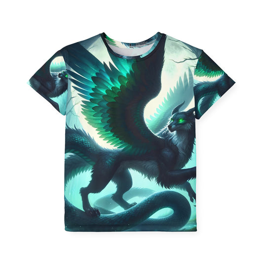 Jersey Olahraga | Anak-anak | Fantasi Naga Bersayap | Makhluk Mistis