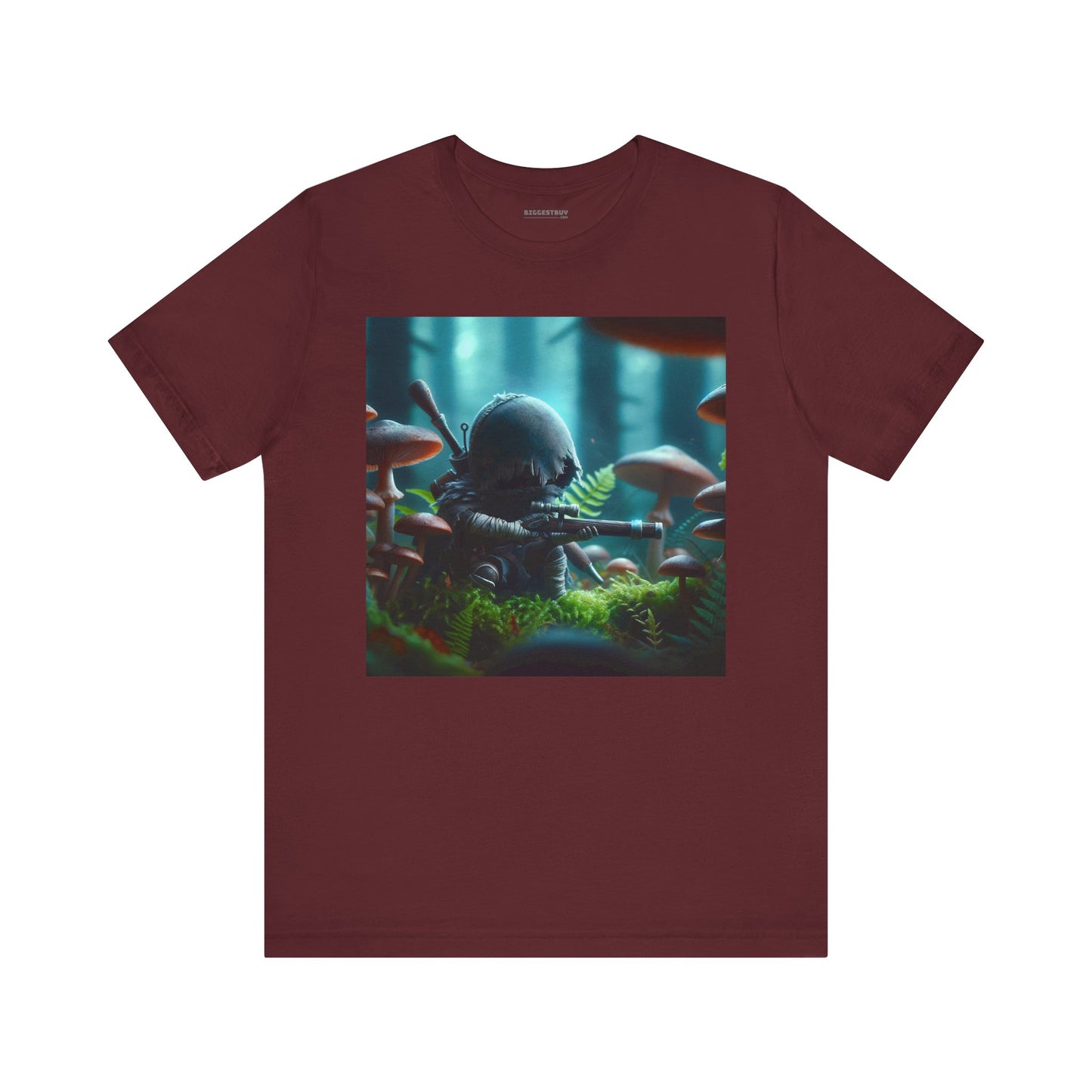 Tシャツ | ユニセックス | ジャージーTシャツ | 半袖 | バイオパンク | ミニチュア戦士 | 幻想的森