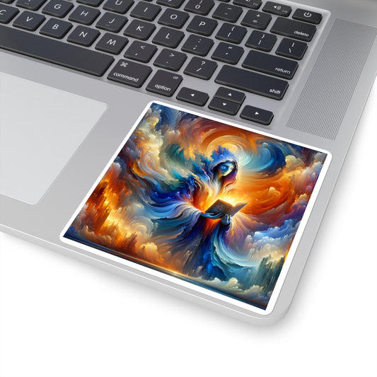 Sticker | Square | Cosmic Fantasy | Arcane Magic | Spellcaster