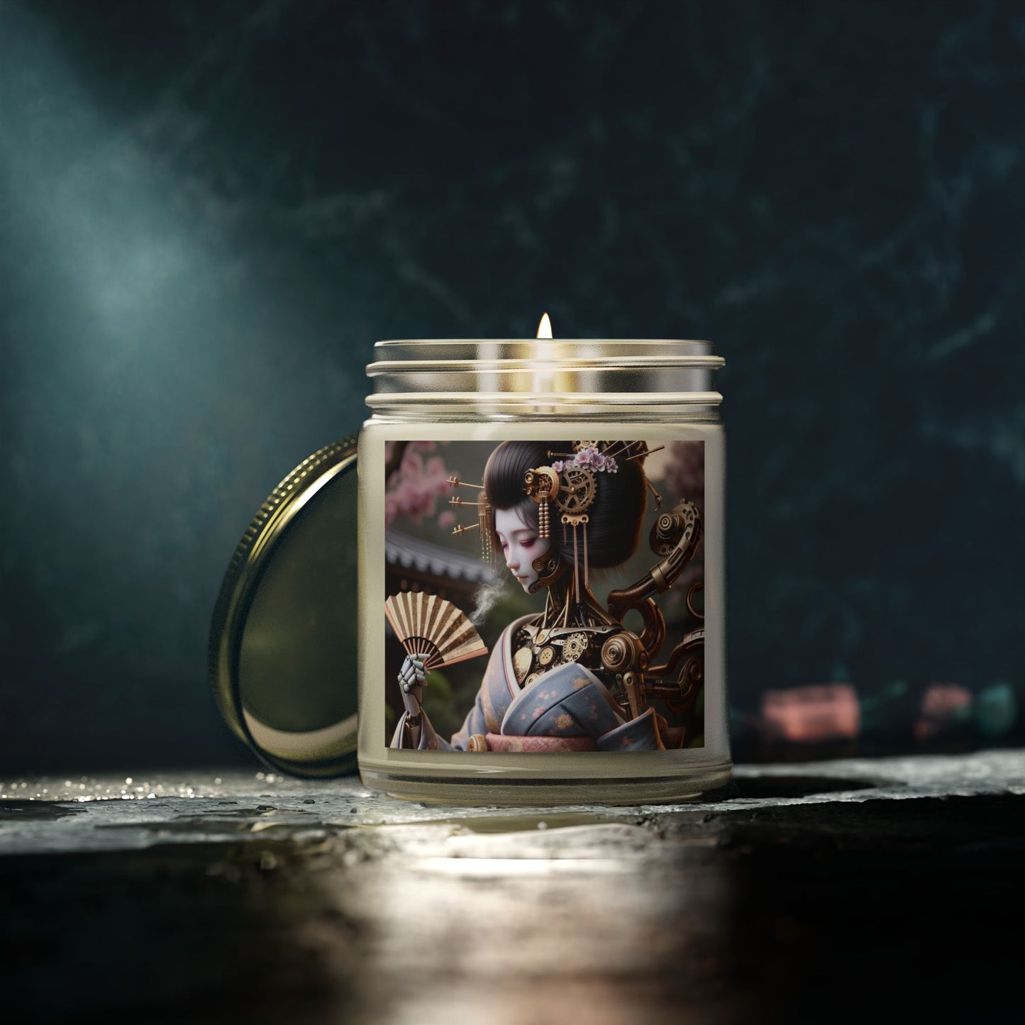 شمعة معطرة | ستيمبانك | جيشا آلية | روبوت