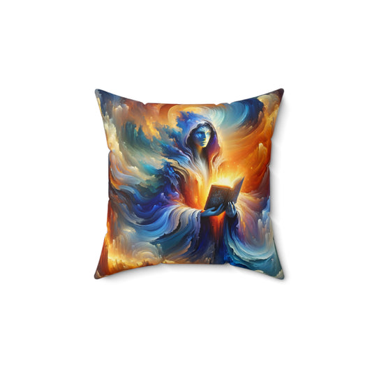 Pillow | Polyester | Square | Cosmic Fantasy | Arcane Magic | Spellcaster