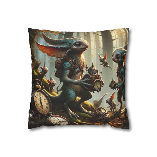 تکیہ پوش | مربع | پالئیےسٹر کینوس | سیلٹک فینٹسی | فوک مخلوقات | پوکا