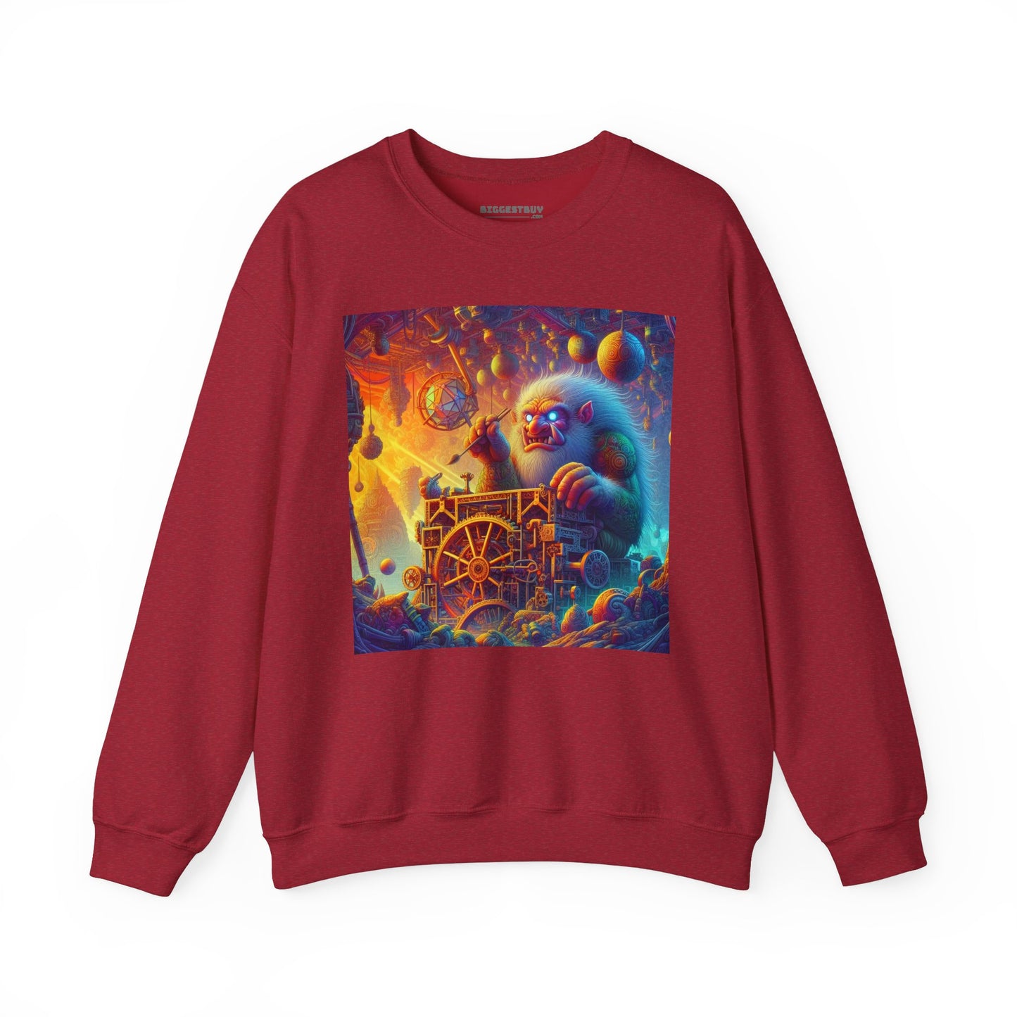 Bluza dresowa | Unisex | Okrągły dekolt | Gruba mieszanka | Mitologia Arktyczna | Mechanik Lodu