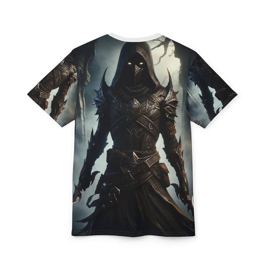 تي شيرت | طباعة شاملة | تي شيرت للجنسين | فانتازيا مظلمة | قاتل مأجور | شبح