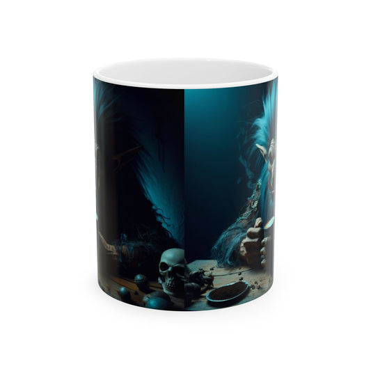 Caneca | Cerâmica | Branca | Mitologia Nórdica | Jötunn | Troll