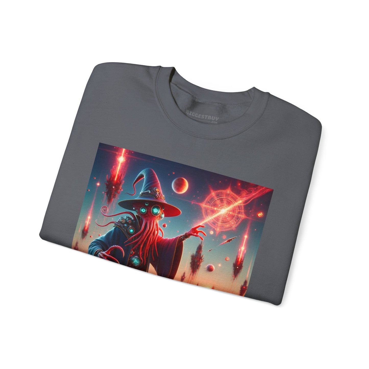 Genser | Unisex | Rund hals | Kraftig blanding | Kosmisk Skrekk | Illithid Trollmann
