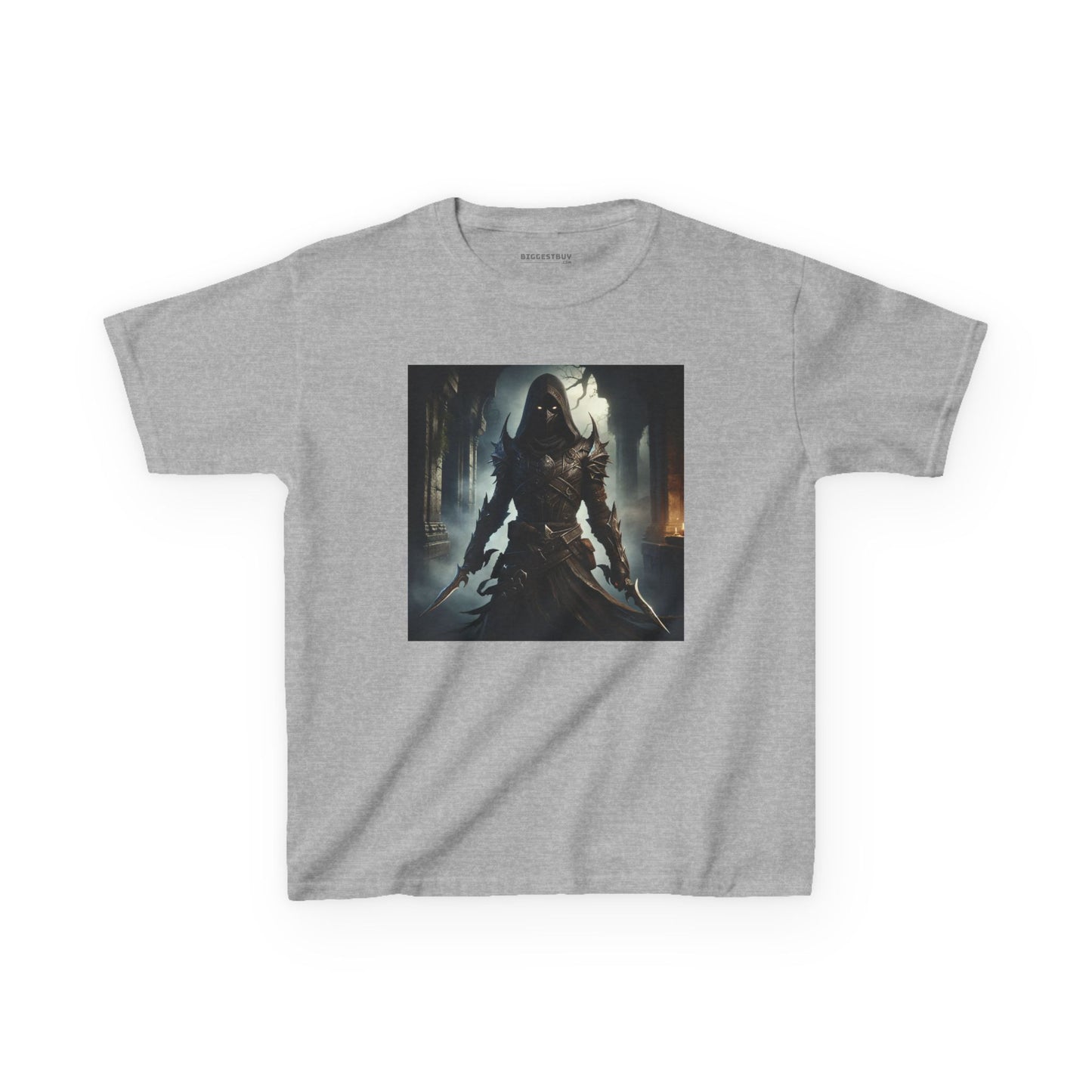 เสื้อยืด | เสื้อยืดเด็ก | ผ้าฝ้ายเนื้อหนา | จอมนักฆ่าเงามืด | นักล่าวิญญาณ
