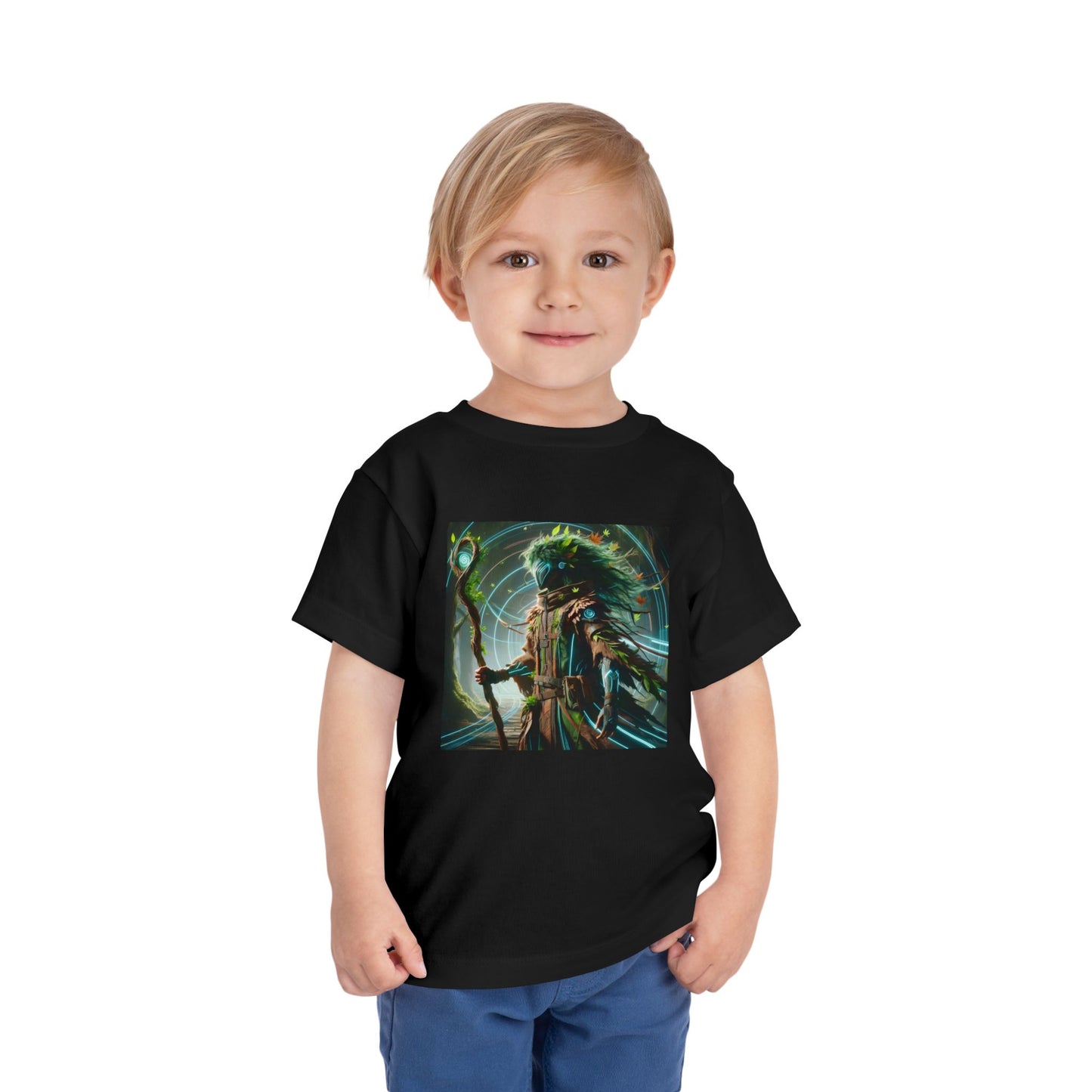 T-Shirt | Toddler Tee | Short Sleeve | Eco Fantasy | Forest Spirit Shaman