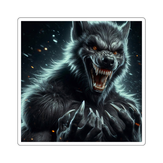 Sticker | Square | Dark Fantasy | Lycanthrope | Werewolf