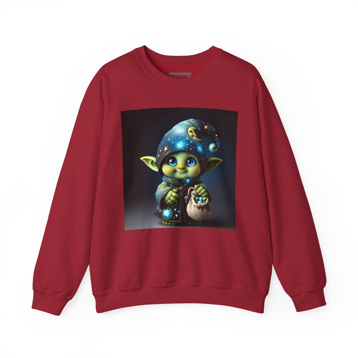 Genser | Unisex | Rund hals | Kraftig blanding | Fantasi | Skogsalv | Trollmann