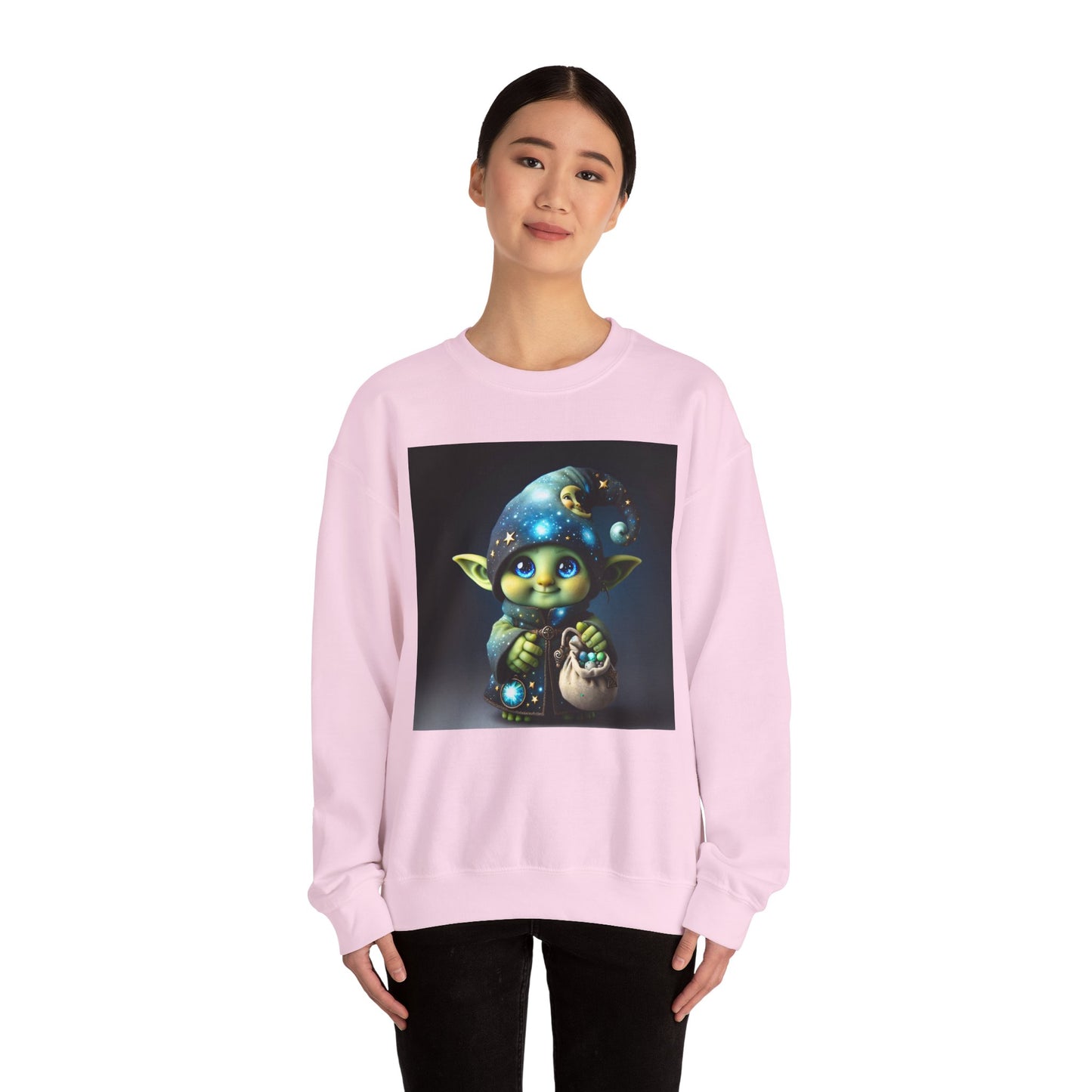Genser | Unisex | Rund hals | Kraftig blanding | Fantasi | Skogsalv | Trollmann