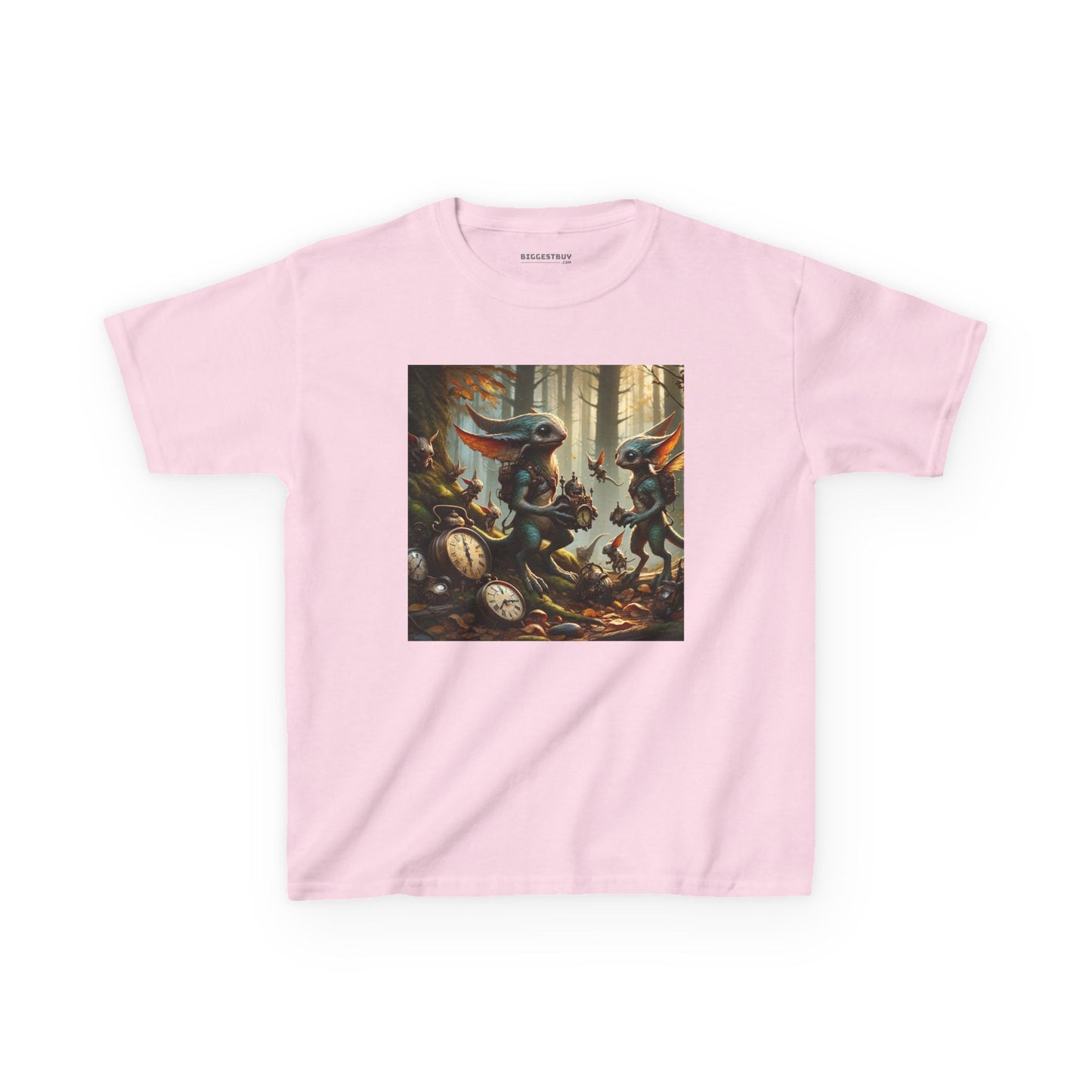 T-Shirt | Koszulka dziecięca | Ciężka bawełna | Steampunk Fantasy | Leśne Pooka