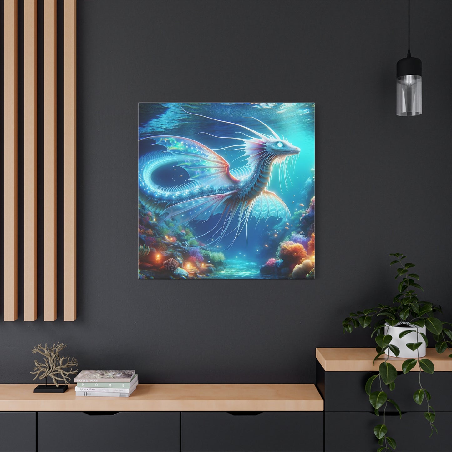 Płótno | Matowy | Mitologia morska | Ryujin | Smok wodny