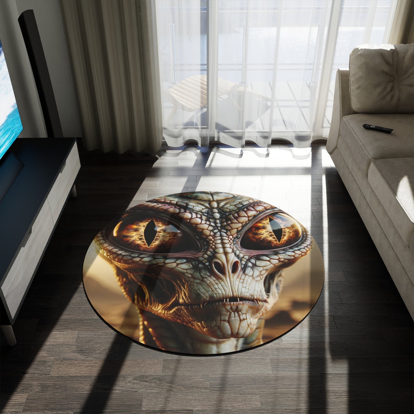 Ковер | Круглый | Рептилоидная фантастика | Пришелец