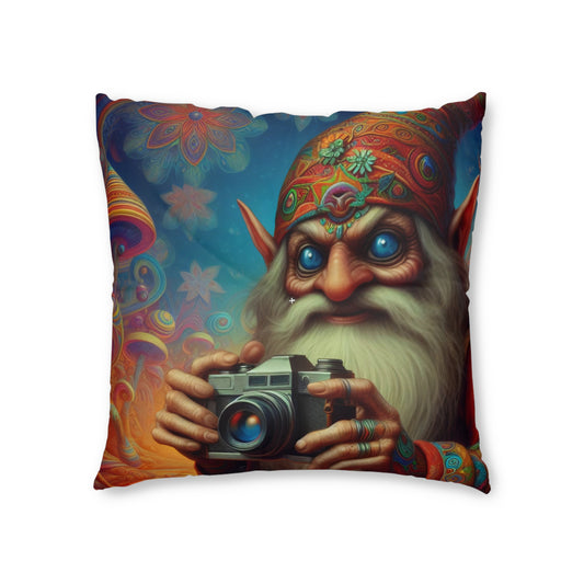 Pillow | Floor Pillow | Tufted | Square | Fantasy | Domovoi | Spirit Art
