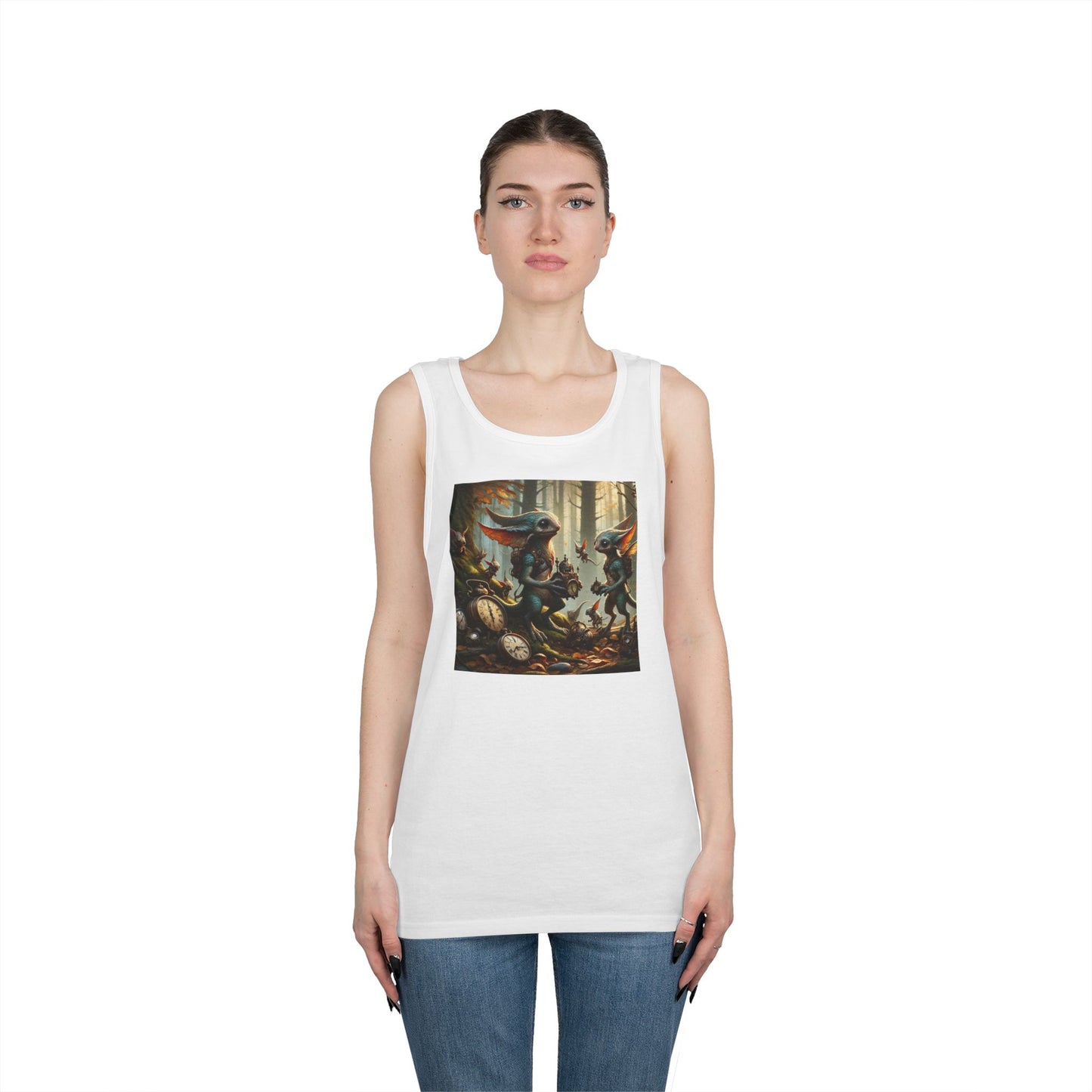 เสื้อกล้าม | ยูนิเซ็กส์ | ผ้าฝ้ายเนื้อหนา | ตำนานเวทย์เชิงกลไก | ผู้พิทักษ์เวลา