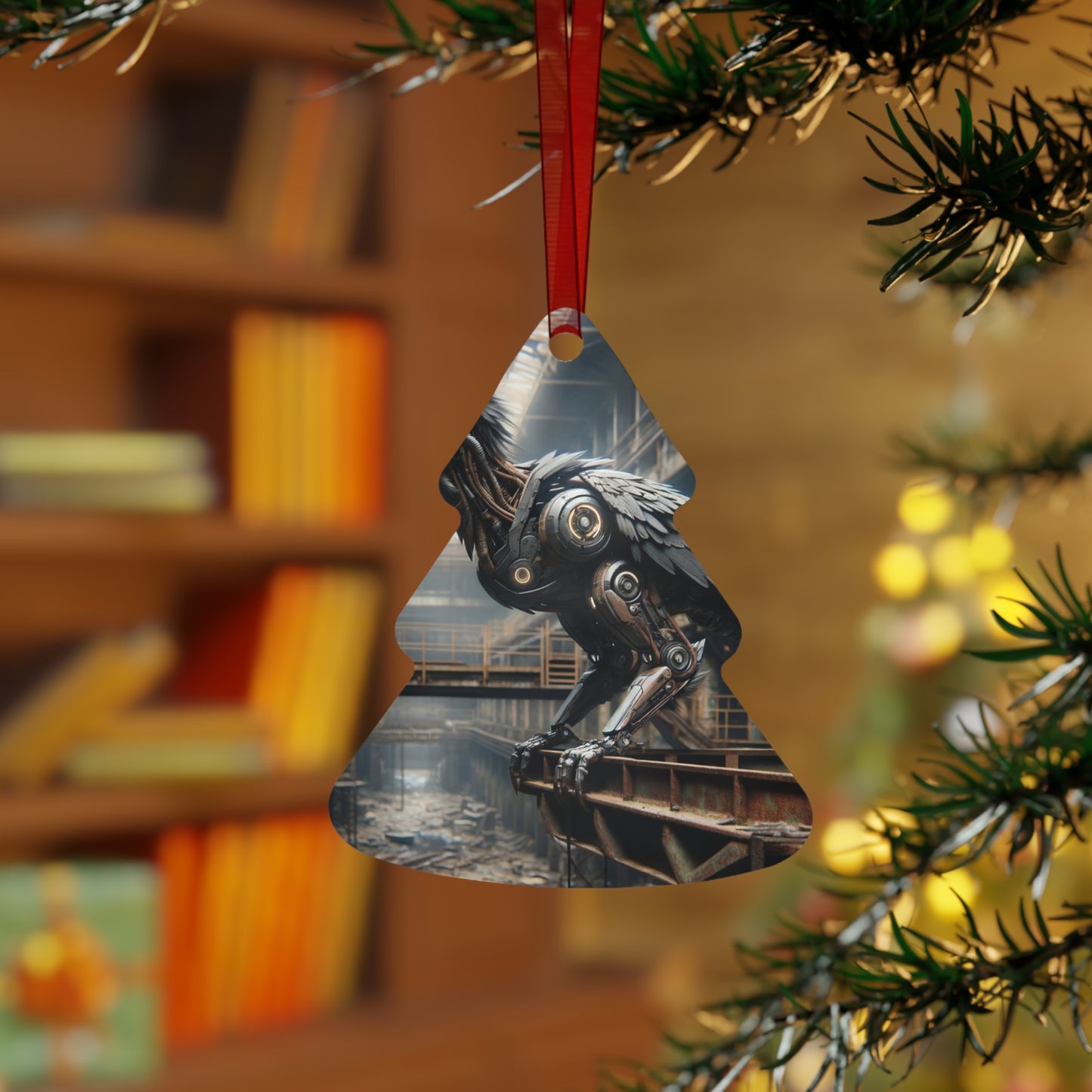 Ornament | Metaal | Steampunk | Klokwerk Mechanica | Raaf