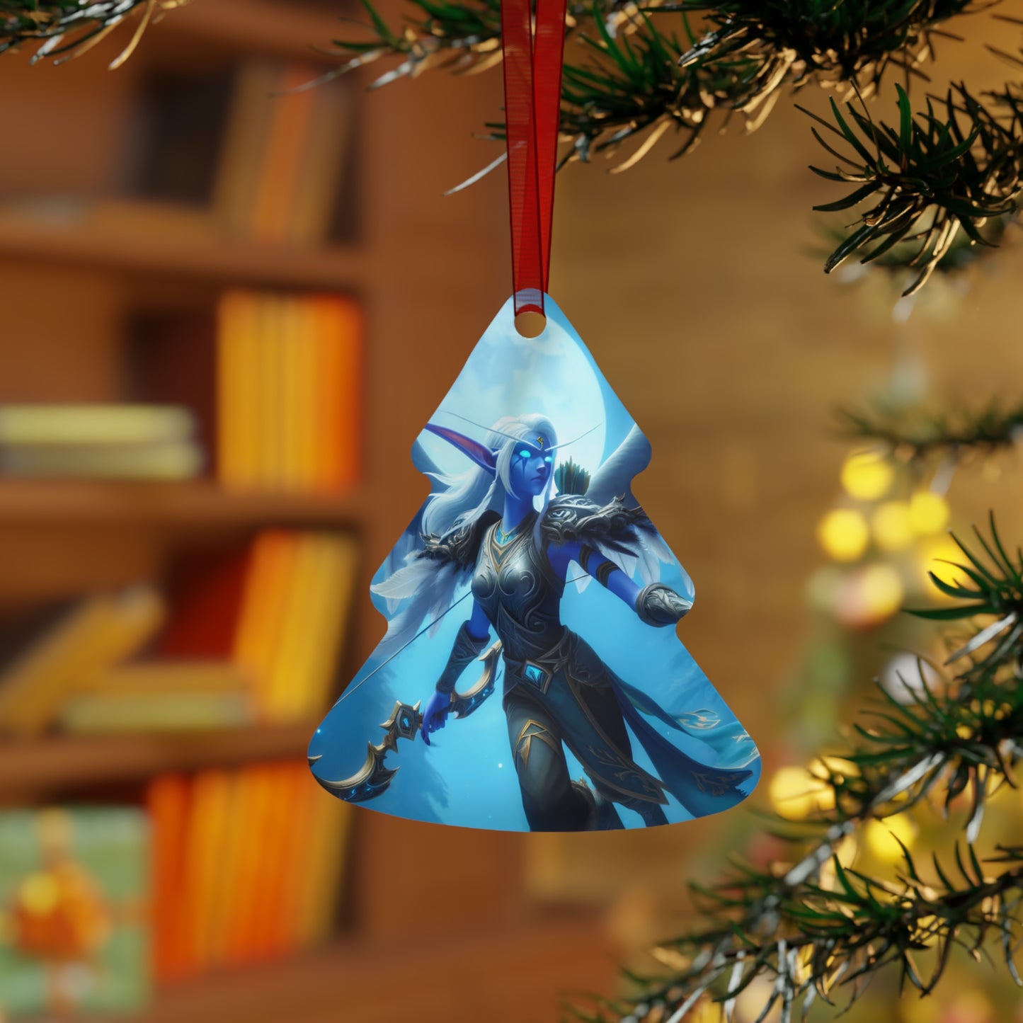 Ornament | Metaal | Elfen Fantasy | Nachtkrijger | Engel