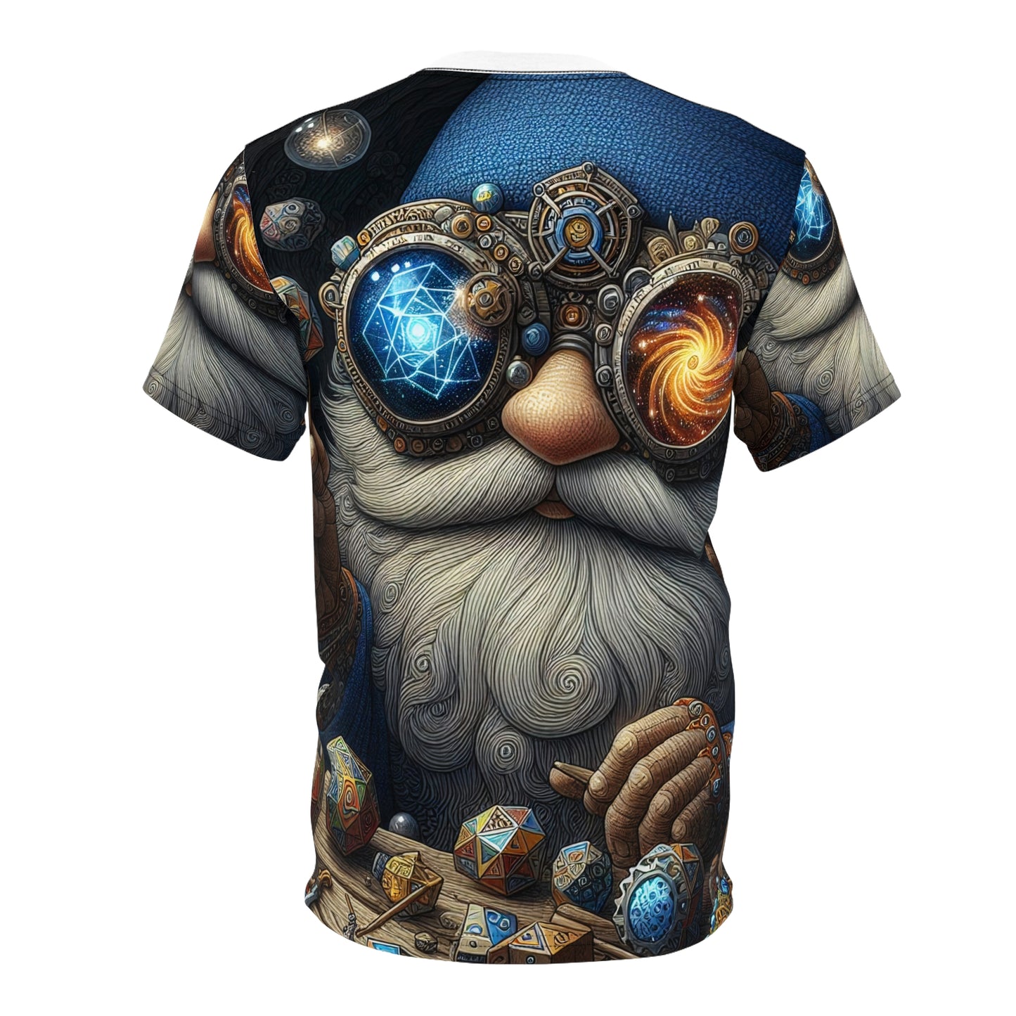 تي شيرت | طباعة شاملة | تي شيرت للجنسين | خيال ستيمبانك | ساحر قزم