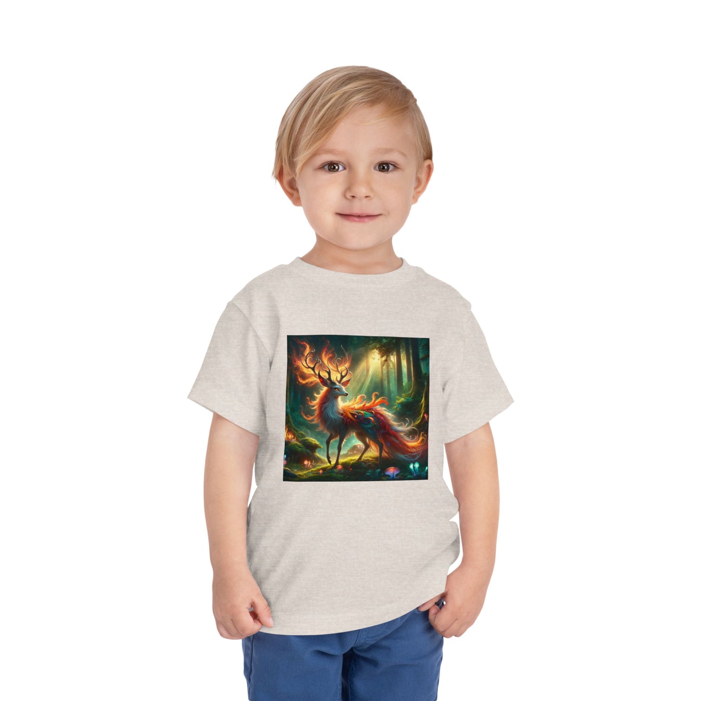 T-Shirt | Toddler Tee | Short Sleeve | Mystical Kirin | Forest Spirit Deer