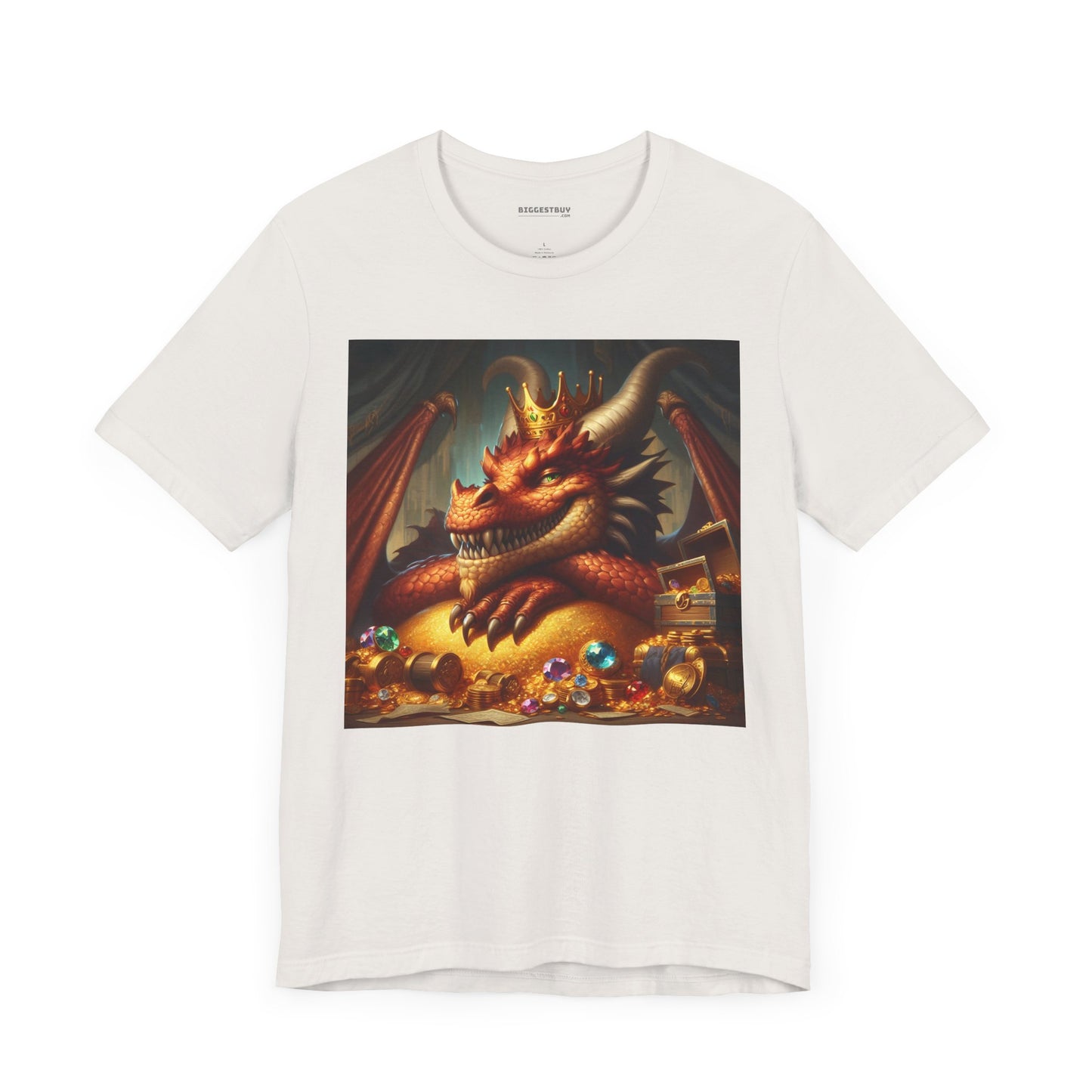 T-Shirt | Unisex | Koszulka dżersejowa | Krótki rękaw | Nordycka Mitologia | Fafnir | Smok