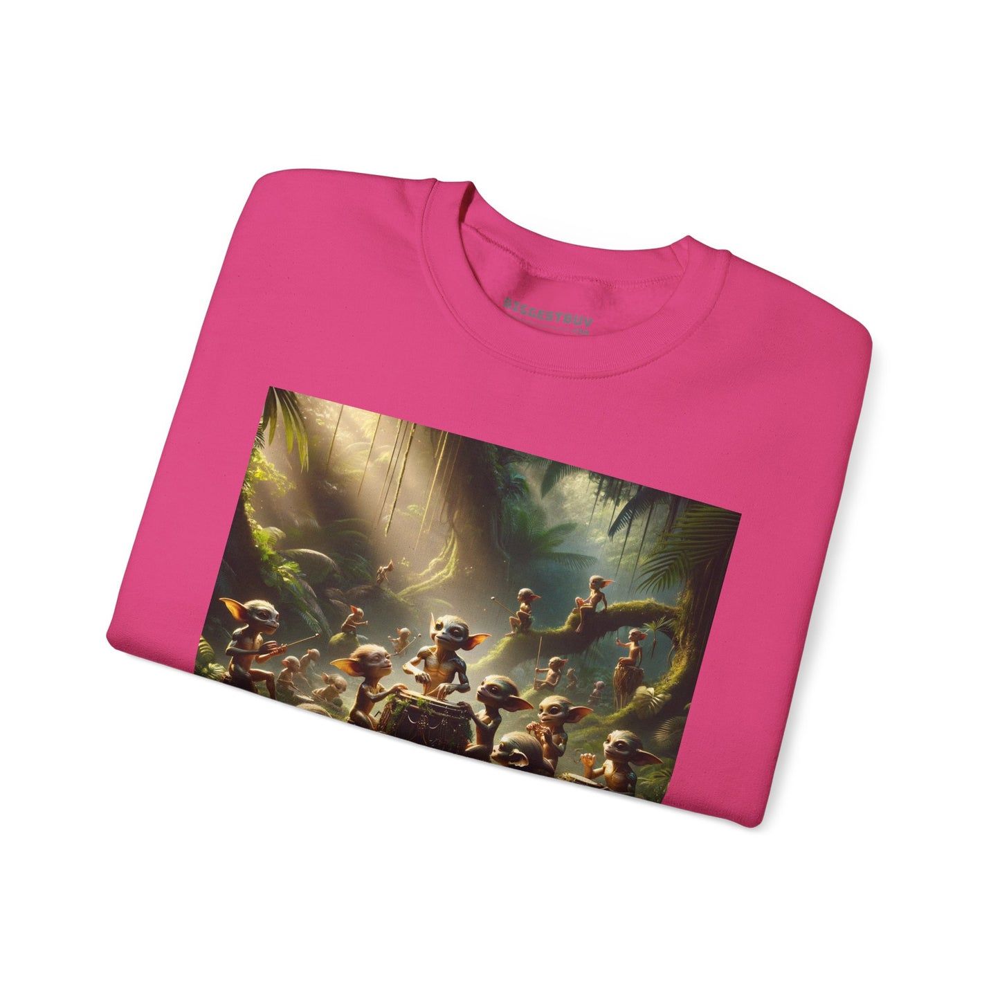 เสื้อสเวตเตอร์ | ยูนิเซ็กส์ | คอกลม | ผ้าผสมเนื้อหนา | แฟนตาซีป่า | วิถีธรรมชาติ | ภูตน้อย
