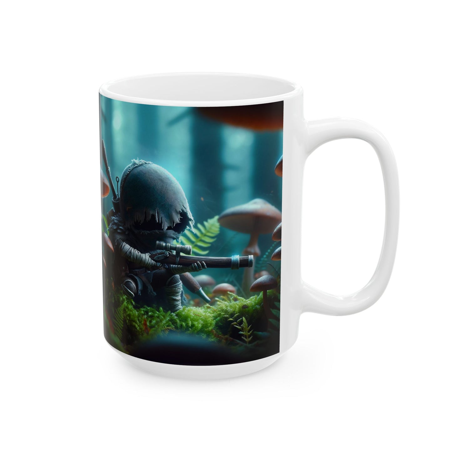 قدح | سيراميك | أبيض | خيال ما بعد الكارثة | صياد قزم