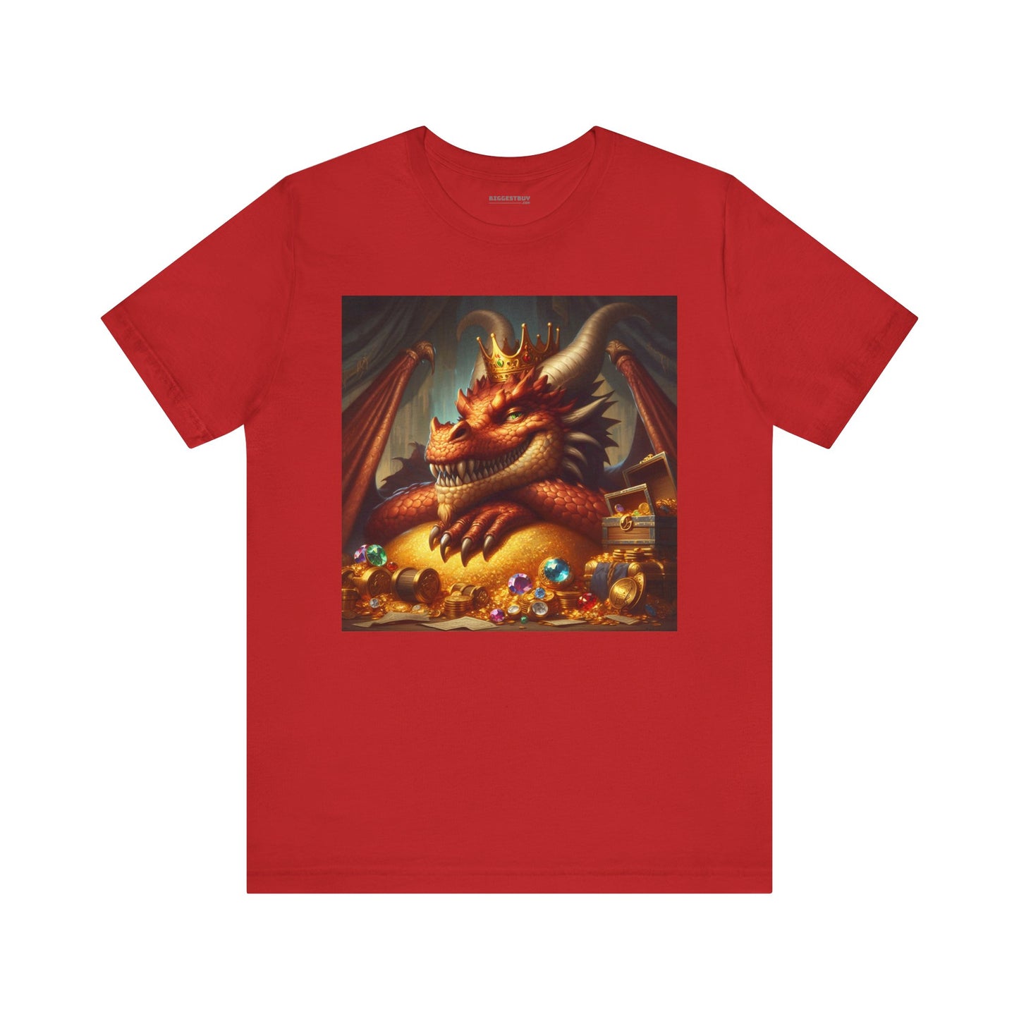 T-Shirt | Unisex | Koszulka dżersejowa | Krótki rękaw | Nordycka Mitologia | Fafnir | Smok