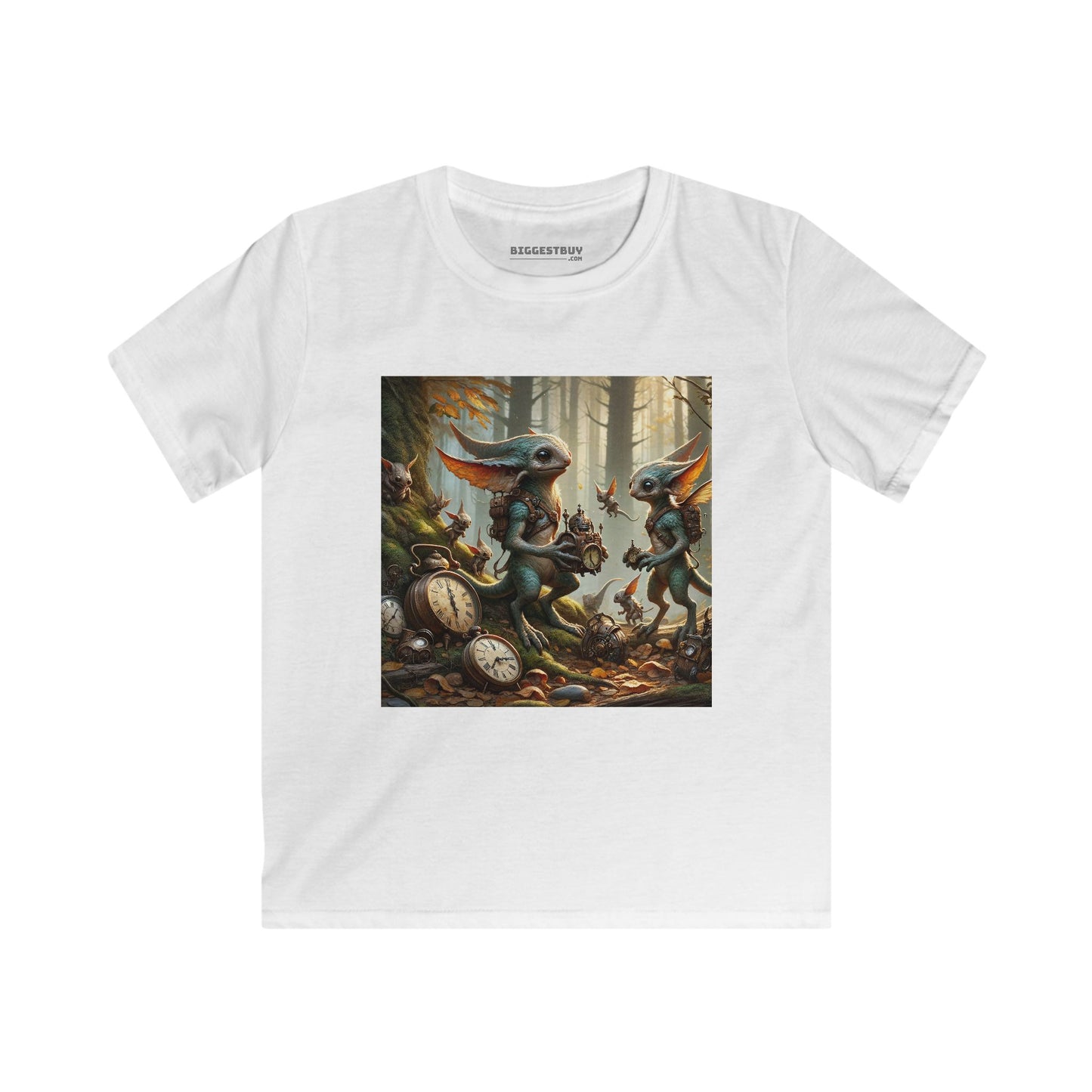 Camiseta | Camiseta Infantil | Softstyle | Fantasia Celta | Pooka Steampunk | Criaturas